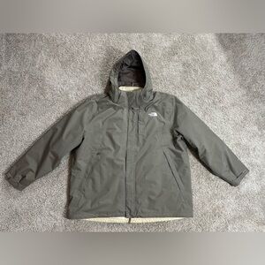 #2425 The North Face Mens Lone Peak Triclimate 3-in-1 Jacket Brown Sz 3XL